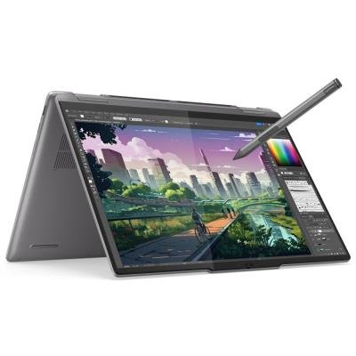 Lenovo Yoga 7 2v1/ Ryzen 5 8640HS/ 16GB DDR5/ 512GB SSD/ Radeon Graphics/ 14"WUXGA,OLED,touch/ bez OS/ stříbrný