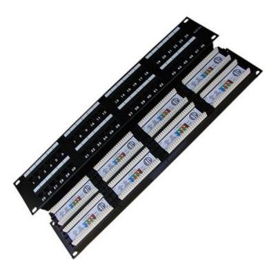 Patch panel DATACOM 19" UTP 48 portů cat.5e DUAL