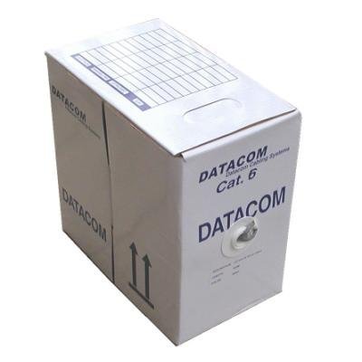 DATACOM cable stranded C6 UTP PVC 305m box gray