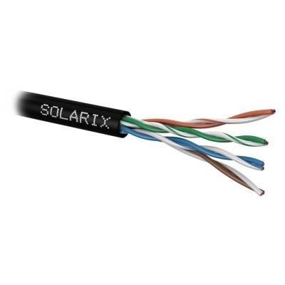 Solarix, CAT5E UTP PE venkovní - Metráž (SXKD-5E-UTP-PE)
