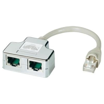 DATACOM "Y" adaptér UTP CAT5E  PC / PC+PC