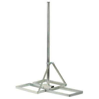 WAVERF Anténní stožár pro pevné ploché střechy, výška 1.2m, průměr 38mm, pozinkovaný