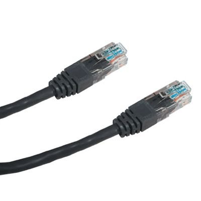 DATACOM Patch kabel UTP CAT5E 7m černý