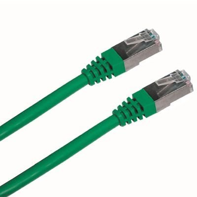 Patch kabel DATACOM FTP cat.5e 0,5 m zelený