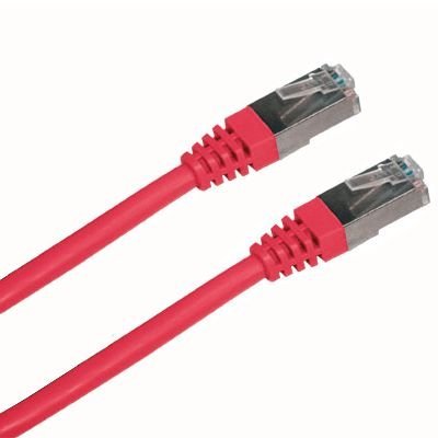 Patch kabel DATACOM FTP cat.5e 3 m červený