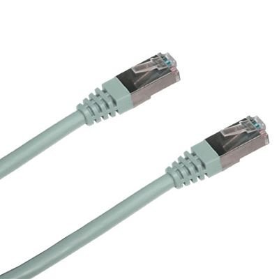 Patch kabel DATACOM FTP cat.5e 10 m šedý