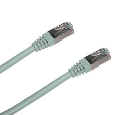 Patch kabel DATACOM FTP cat.6 0,5 m šedý