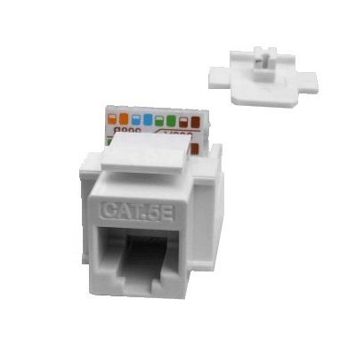 DATACOM Keystone RJ45 UTP CAT5E samořezný, bílý