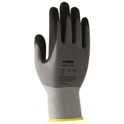 uvex unilite 7700 safety glove (10pcs) size 9/ flexible and robust safety glove / very good abrasion resistance