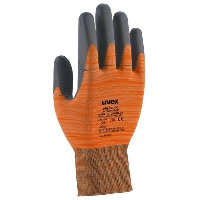 uvex phynomic x-foam HV safety glove (10pcs) size 9 / free from hazardous substances / with break sections
