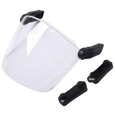 uvex pheos visor / anti fog and anti scratch / magnetic levers