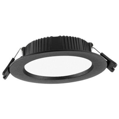 IMMAX NEO DOWN podhledové (stropní) svítidlo, 12cm, 12W, s podporou BEACON, CCT, stmívatelné, Wi-Fi, TUYA, černé