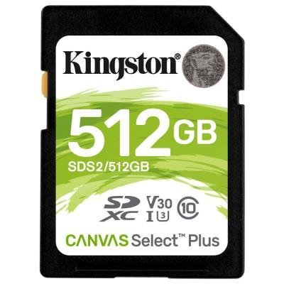 KINGSTON Canvas Select Plus 512GB SDXC / UHS-I / CL10