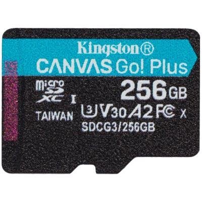 KINGSTON Canvas Go Plus 256GB microSDXC / UHS-I V30 U3 / CL10 / bez adaptéru