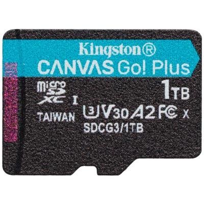 KINGSTON Canvas Go Plus 1TB microSDXC / UHS-I V30 U3 / CL10 / bez adaptéru