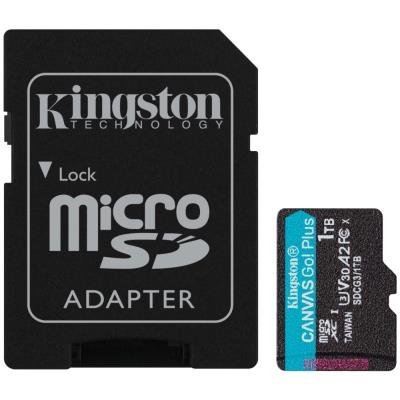KINGSTON Canvas Go Plus 1TB microSDXC / UHS-I V30 U3 / CL10 / vč. adaptéru