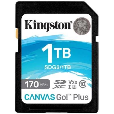 KINGSTON Canvas Go Plus 1TB SDXC / CL-10 / UHS-I / U3 / V30 / 170R