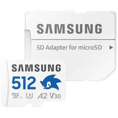 Samsung PRO Plus Sonic the Hedgehog microSDXC 512GB + SD adaptér