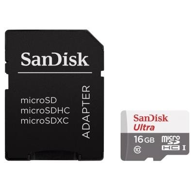 Paměťová karta SanDisk Ultra microSDHC 16GB