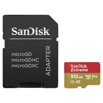 Paměťová karta SanDisk Extreme microSDXC 512GB