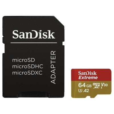 Paměťová karta SanDisk Extreme microSDXC 64GB