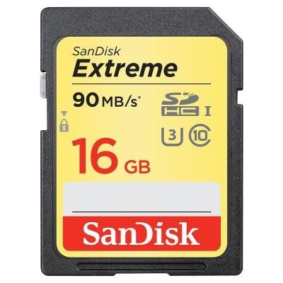Paměťová karta SanDisk Extreme SDHC 16GB