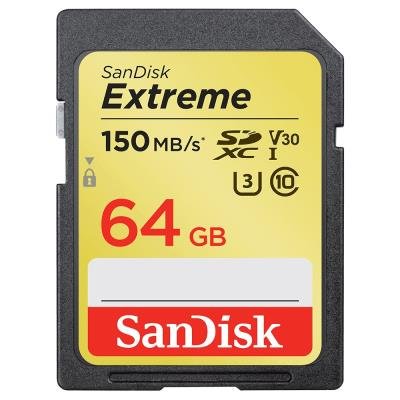 Paměťová karta SanDisk Extreme SDXC 64GB