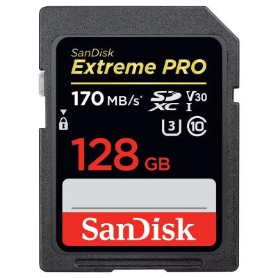 Paměťová karta SanDisk Extreme Pro SDXC 128GB