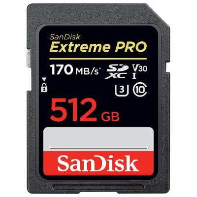 Paměťová karta SanDisk Extreme Pro SDXC 512GB