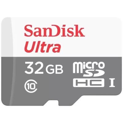 SanDisk Ultra 32GB microSDHC / CL10 UHS-I / Rychlost až 100MB/s