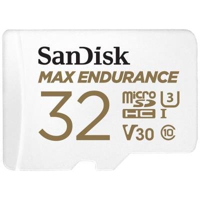 SanDisk MAX ENDURANCE microSDHC 32GB + SD adaptér