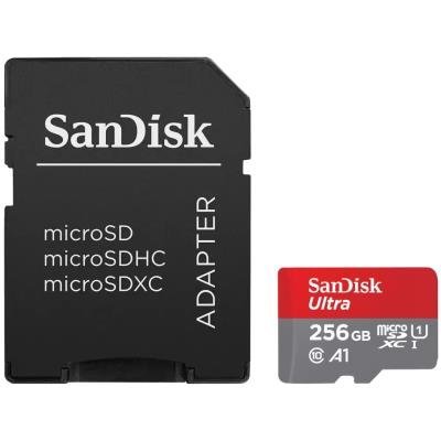 SanDisk Ultra microSDXC 256GB + SD adaptér
