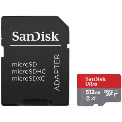 SanDisk Ultra microSDXC 512GB + SD adaptér