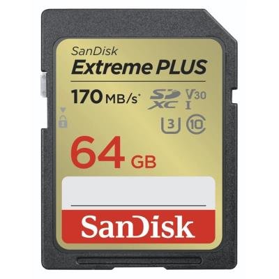 SanDisk Extreme PLUS SDXC 64GB + 2 roky RescuePRO