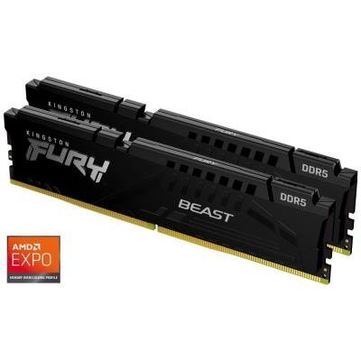 KINGSTON FURY Beast Black 32GB DDR5 5200MT/s / CL36 / DIMM / Kit 2x 16GB