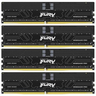 KINGSTON FURY Renegade Pro XMP 64GB DDR5 6000MT/s / CL32 / DIMM / ECC Reg / Kit 4x 16GB