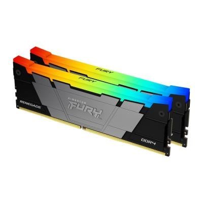 KINGSTON FURY Renegade RGB 16GB DDR4 3600MT/s / CL16 / DIMM / Black / Kit 2x 8GB