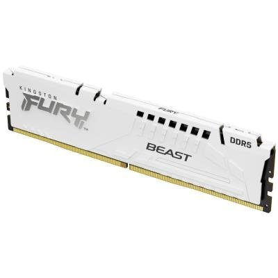 KINGSTON FURY Beast White XMP 32GB DDR5 6000MT/s / CL30 / DIMM