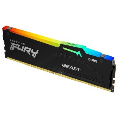 KINGSTON FURY Beast Black RGB XMP 8GB DDR5 6000MT/s / CL30 / DIMM