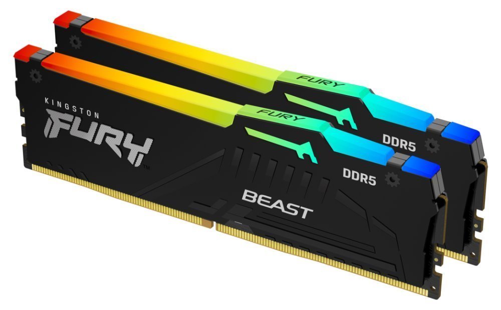 KINGSTON FURY Beast Black RGB XMP 32GB DDR5 6800MT/s / CL34 / DIMM / Kit 2x 16GB