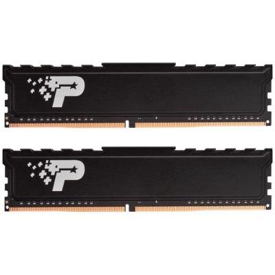 PATRIOT Signature Premium Line 16GB DDR4 2666MT/s / DIMM / CL19 / 1,2V / Heat Shield / KIT 2x 8GB