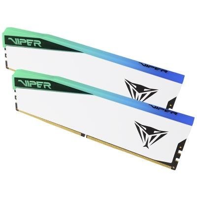 PATRIOT VIPER ELITE 5 WHITE RGB 64GB DDR5 6200MT/s / DIMM / CL42 / Kit 2x 32GB