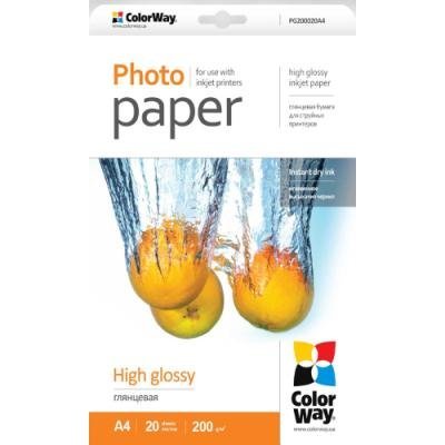 Fotopapír ColorWay High Glossy A4 20 ks