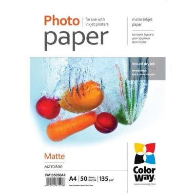 Fotopapír ColorWay Matte A4 50 ks
