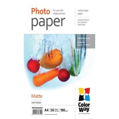 Fotopapír ColorWay Matte A4 50 ks