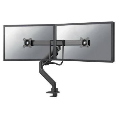 Neomounts  DS75-450BL2 / Screen Desk Mount 2 screens(topfix clamp &grommet)  / Black