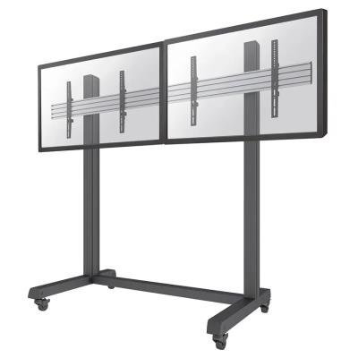 Neomounts Pro  NMPRO-M21 / Mobile Flat Screen Trolley - 2x1 (2 x horizontal) - box 1/2 / Black/silver