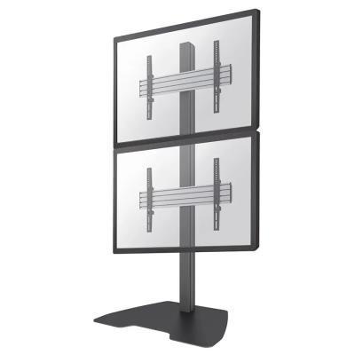 Neomounts Pro  NMPRO-S12 / Flat Screen Stand - 1x2 (2 x vertical) - box 1/2 / Black/silver