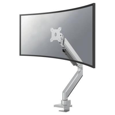 Neomounts Select  NM-D775SILVERPLUS / Curved Screen Desk mount (10-49") desk clamp/grommet / Silver