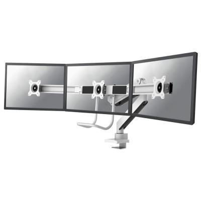 Neomounts Select  NM-D775DX3WHITE / Flat Screen Desk mount (17-27") desk clamp/grommet / White